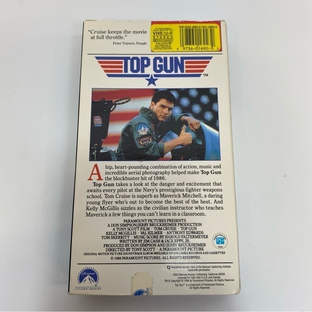 ✨💎3 for 9$💎✨ Top Gun VHS tape - Picture 3 of 6